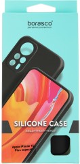 Чехол (клип-кейс) BoraSCO для Apple iPhone 15 Plus черный (72414)