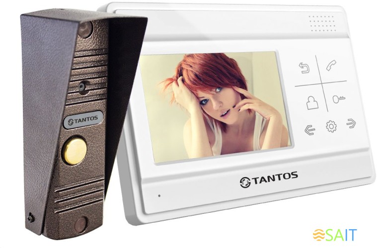 Комплект домофона Tantos Lilu kit белый