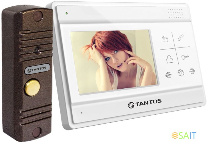 Комплект домофона Tantos Lilu kit белый