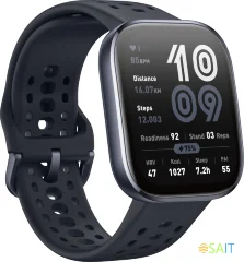 Смарт-часы Amazfit Bip 6 A2435 1.97&quot; AMOLED корп.черный рем.черный разм.брасл.:130-195мм (6970100377866)