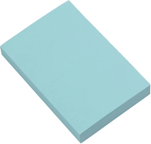 Блок самоклеящийся бумажный Silwerhof Daily 51x76мм 100лист. 75г/м2 пастель голубой