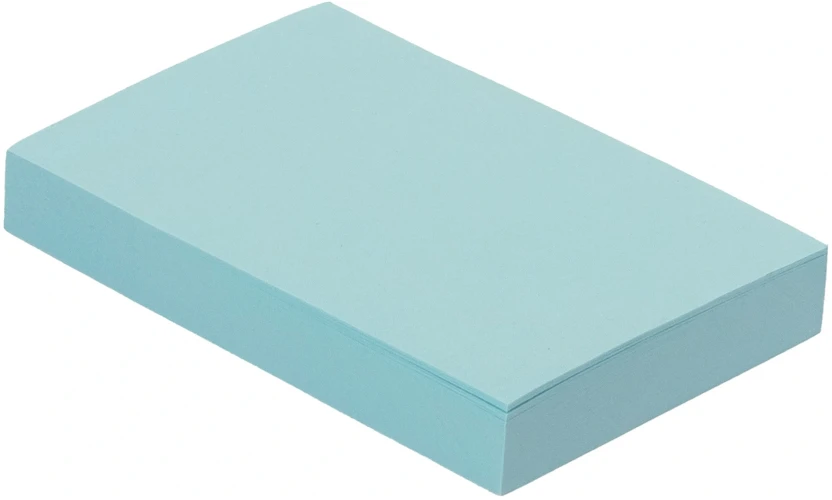 Блок самоклеящийся бумажный Silwerhof Daily 51x76мм 100лист. 75г/м2 пастель голубой