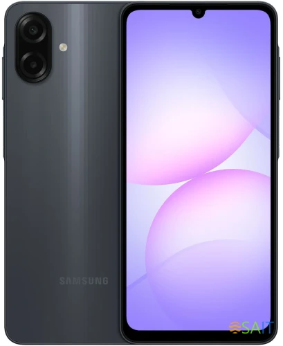 Смартфон Samsung SM-A075F Galaxy A07 64Gb 4Gb черный моноблок 3G 4G 2Sim 6.7" 720x1600 Android 15 50Mpix 802.11 a/b/g/n/ac GPS GSM900/1800 GSM1900 Protect microSD max2048Gb