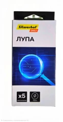 Лупа Silwerhof Daily d=75мм x5 черный коробка