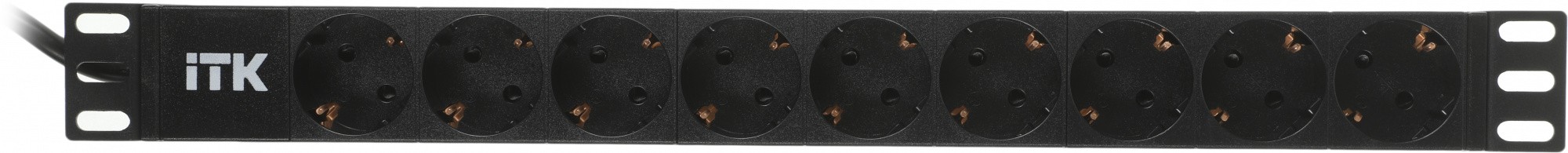 Блок распределения питания ITK PH22-9D1 гор.размещ. 9xSchuko базовые 16A Schuko 2м