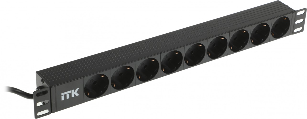Блок распределения питания ITK PH22-9D1 гор.размещ. 9xSchuko базовые 16A Schuko 2м