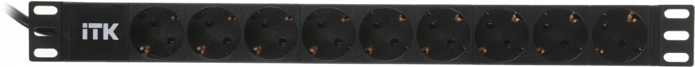 Блок распределения питания ITK PH22-9D1 гор.размещ. 9xSchuko базовые 16A Schuko 2м