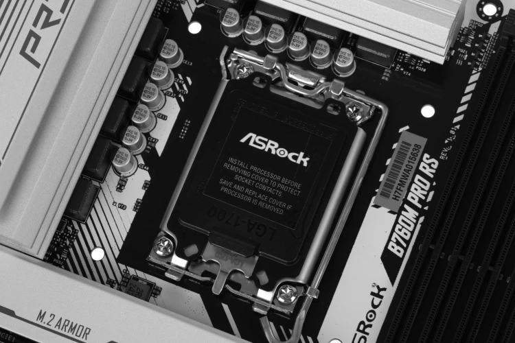Материнская плата Asrock B760M PRO RS Soc-1700 Intel B760 4xDDR5 mATX AC`97 8ch(7.1) 2.5Gg RAID+HDMI+DP