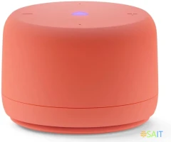 Умная колонка Yandex Станция Лайт 2 без часов Алиса coral 6W 1.0 BT/Wi-Fi 10м (YNDX-00028ORG)