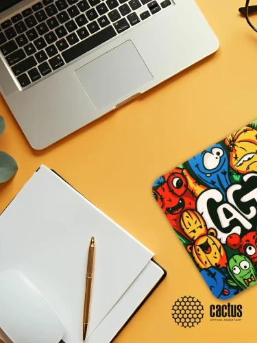 Коврик для мыши Cactus Colorful Cacti 300x250x3мм (CS-MPC-D03M)