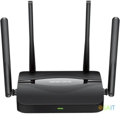 Роутер беспроводной Mercusys MR25BE BE3600 10/100/1000BASE-TX черный