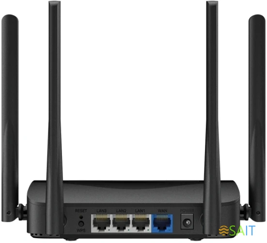 Роутер беспроводной Mercusys MR25BE BE3600 10/100/1000BASE-TX черный