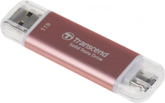 Накопитель SSD Transcend USB-C 1TB TS1TESD310P розовый USB-A