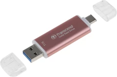 Накопитель SSD Transcend USB-C 1TB TS1TESD310P розовый USB-A