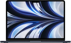 Ноутбук Apple MacBook Air A2681 M2 8 core 16Gb SSD256Gb/8 core GPU 13.6" IPS (2560x1664) macOS midnight WiFi BT Cam (MC7X4HN/A)