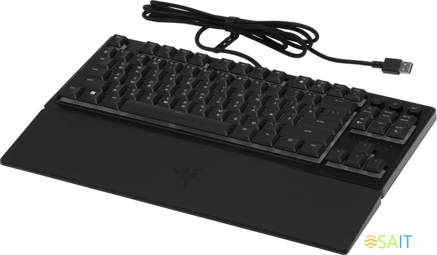 Клавиатура Razer Ornata V3 Tenkeyless черный USB Multimedia for gamer LED (подставка для запястий) (RZ03-04880100-R3M1) кабель 2м