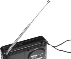 Радиоприемник портативный Сигнал РП-221 черный USB microSD