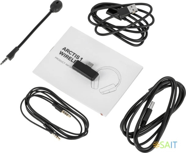 Наушники с микрофоном Steelseries Arctis 1 черный мониторные Radio оголовье (61512)