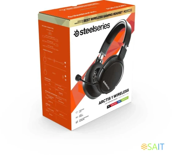 Наушники с микрофоном Steelseries Arctis 1 черный мониторные Radio оголовье (61512)