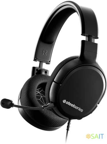Наушники с микрофоном Steelseries Arctis 1 черный мониторные Radio оголовье (61512)