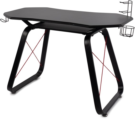 Стол игровой Оклик 531G столешница МДФ карбон каркас черный 126х60см