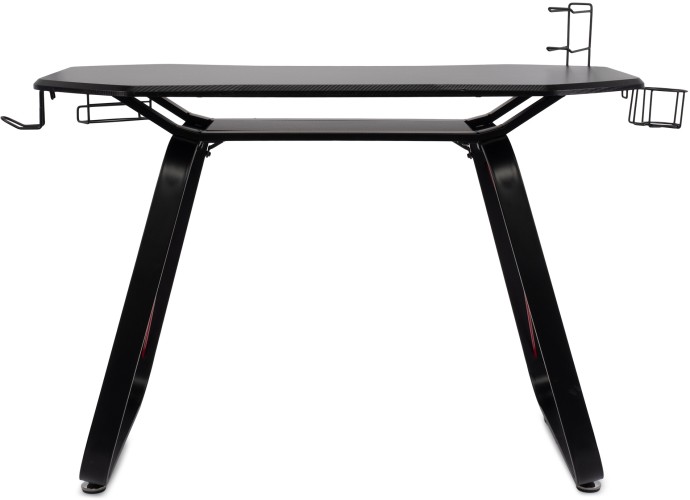 Стол игровой Оклик 531G столешница МДФ карбон каркас черный 126х60см