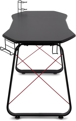 Стол игровой Оклик 531G столешница МДФ карбон каркас черный 126х60см