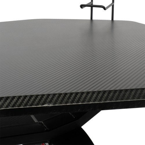 Стол игровой Оклик 531G столешница МДФ карбон каркас черный 126х60см