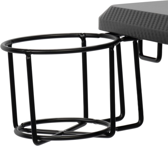 Стол игровой Оклик 531G столешница МДФ карбон каркас черный 126х60см