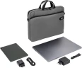 Сумка для ноутбука 15.6" Digma R-211 серый полиэстер (R211GY)