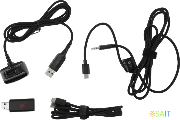 Наушники с микрофоном A4Tech Bloody MR710 серый 1.5м мониторные BT/Radio оголовье (MR710 GREY)