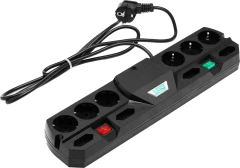 Сетевой фильтр Most TRG 2м (10 розеток) черный (коробка)