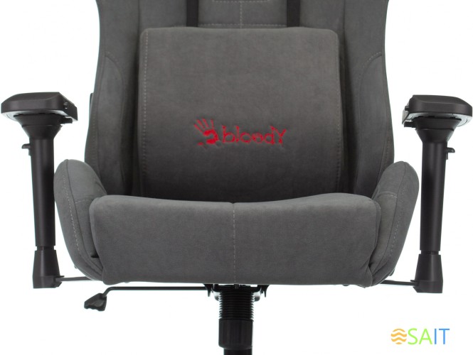 Кресло игровое A4Tech Bloody GC-740 серый крестов.