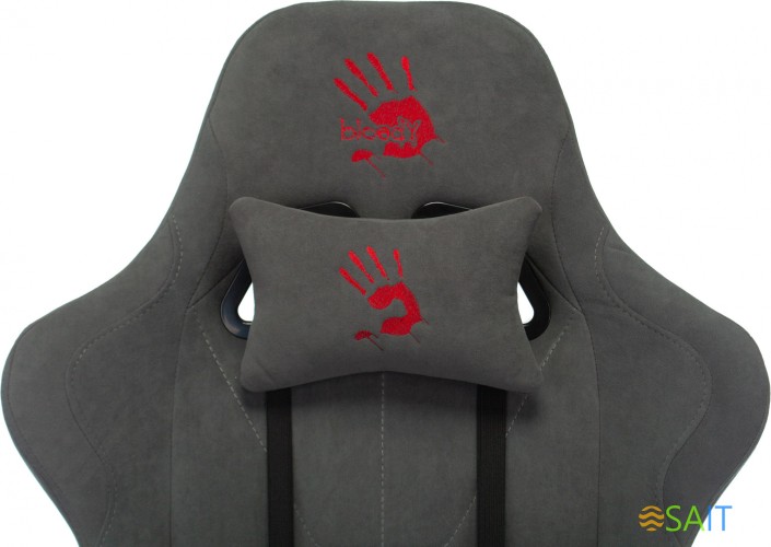 Кресло игровое A4Tech Bloody GC-740 серый крестов.