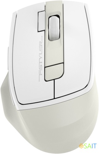 Мышь A4Tech Fstyler FG45CS Air бежевый оптическая 2000dpi silent беспров. USB для ноутбука 7but (FG45CS AIR USB (CREAM BEIGE))