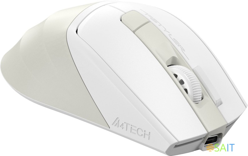 Мышь A4Tech Fstyler FG45CS Air бежевый оптическая 2000dpi silent беспров. USB для ноутбука 7but (FG45CS AIR USB (CREAM BEIGE))