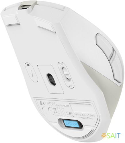 Мышь A4Tech Fstyler FG45CS Air бежевый оптическая 2000dpi silent беспров. USB для ноутбука 7but (FG45CS AIR USB (CREAM BEIGE))