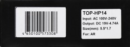 Блок питания TopON TOP-HP14 90W 19V-19V 4.74A от бытовой электросети