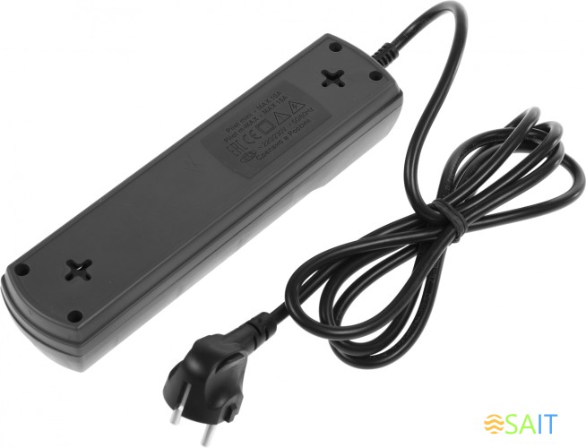 Сетевой фильтр Pilot m-MAX 1.8м (4 розетки) серый (коробка)