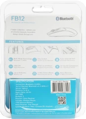 Мышь A4Tech Fstyler FB12 белый/черный оптическая 1200dpi беспров. BT/Radio USB 3but (FB12 PANDA)