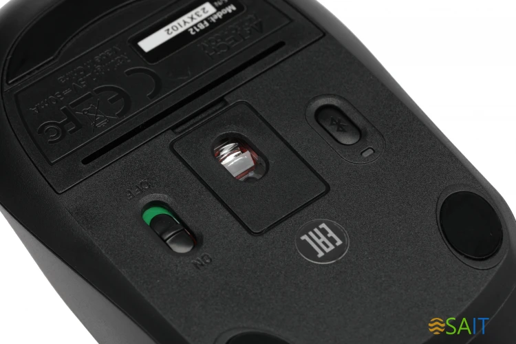 Мышь A4Tech Fstyler FB12 белый/черный оптическая 1200dpi беспров. BT/Radio USB 3but (FB12 PANDA)