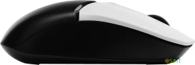 Мышь A4Tech Fstyler FB12 белый/черный оптическая 1200dpi беспров. BT/Radio USB 3but (FB12 PANDA)
