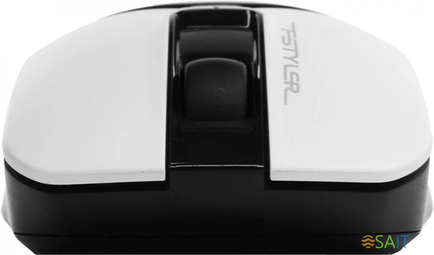 Мышь A4Tech Fstyler FB12 белый/черный оптическая 1200dpi беспров. BT/Radio USB 3but (FB12 PANDA)