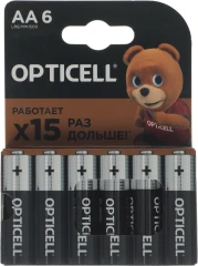 Батарея Opticell Basic LR6 AA (6шт) блистер