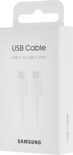 Кабель Samsung EP-DA705 EP-DA705BWEGWW USB Type-C (m)-USB Type-C (m) 1м белый коробка