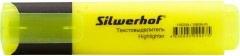 Текстовыделитель Silwerhof Blaze 108036-05 скошенный пиш. наконечник 1-5мм желтый картон