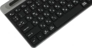 Клавиатура A4Tech Fstyler FBK25 черный/серый USB беспроводная BT/Radio slim Multimedia (FBK25 BLACK)