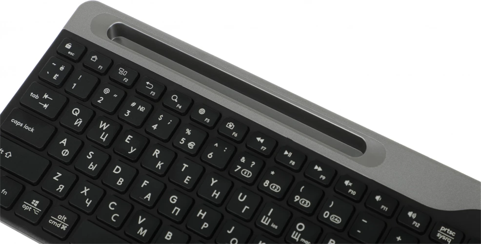 Клавиатура A4Tech Fstyler FBK25 черный/серый USB беспроводная BT/Radio slim Multimedia (FBK25 BLACK)