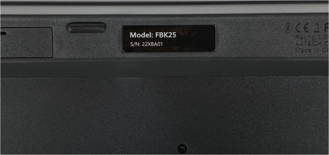 Клавиатура A4Tech Fstyler FBK25 черный/серый USB беспроводная BT/Radio slim Multimedia (FBK25 BLACK)