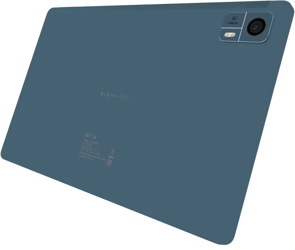 Планшет Digma Pro HIT 14 T606 (1.6) 8C RAM4Gb ROM128Gb 10.4" IPS 2000x1200 4G 2Sim Android 13 синий 13Mpix 5Mpix BT WiFi microSD 128Gb 7000mAh